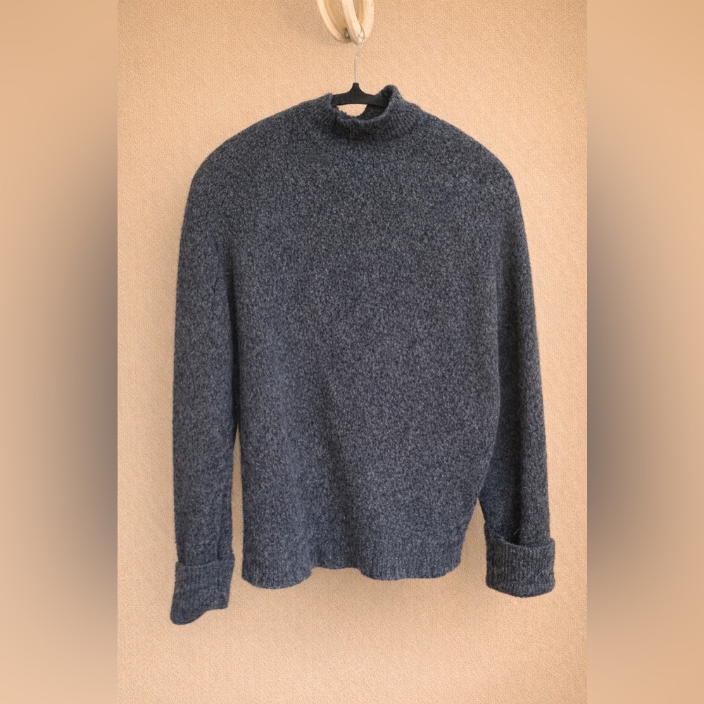 Vince Women’s Navy Funnel Neck Sweater